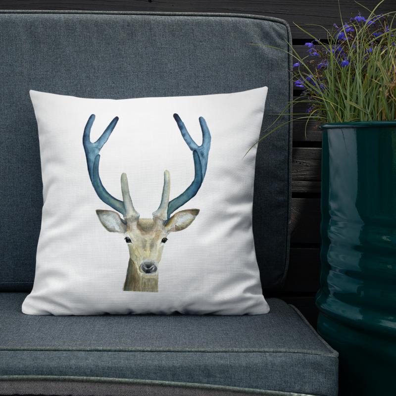 Deer Premium Pillow - Bee & Oak