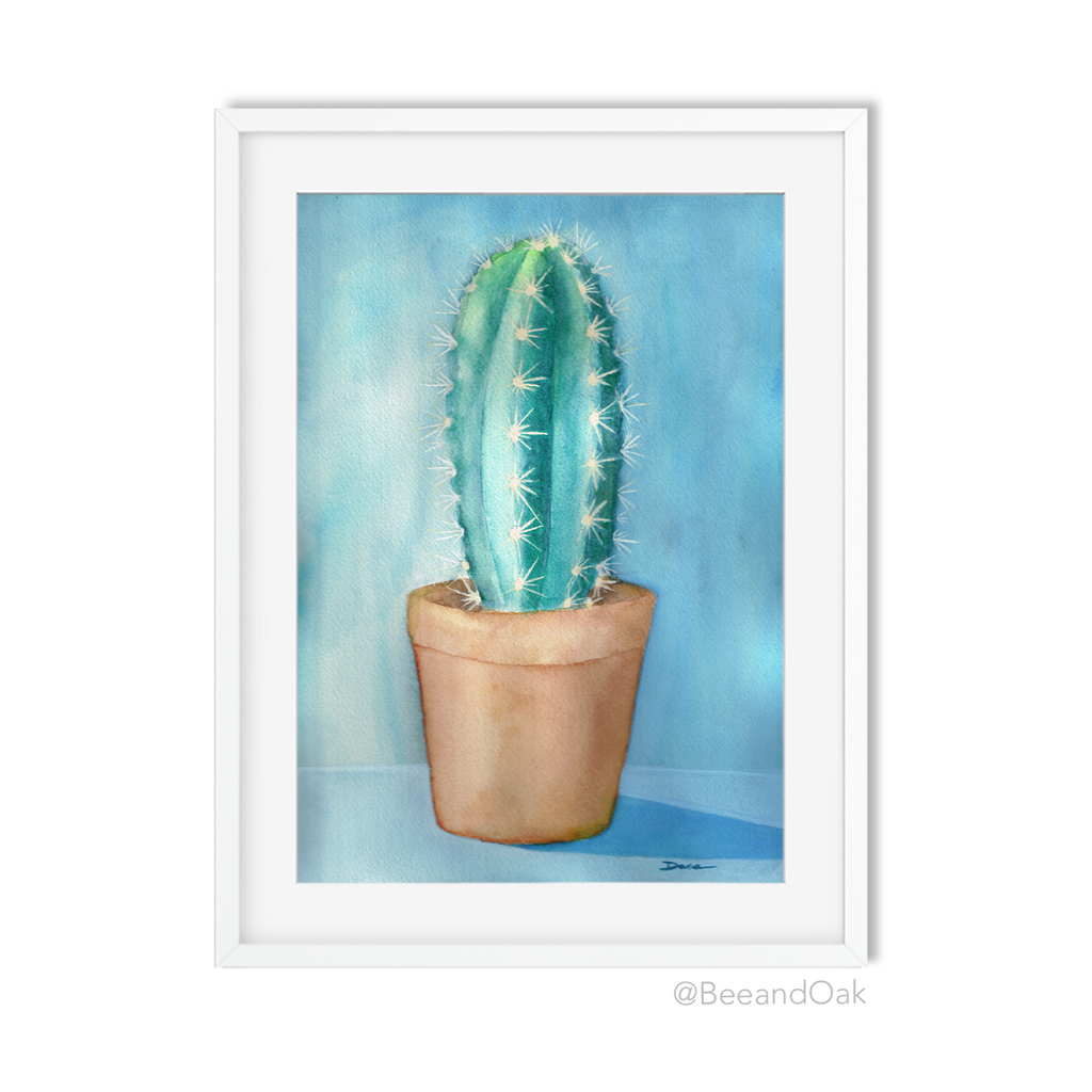 Cactus Art Print - Bee & Oak