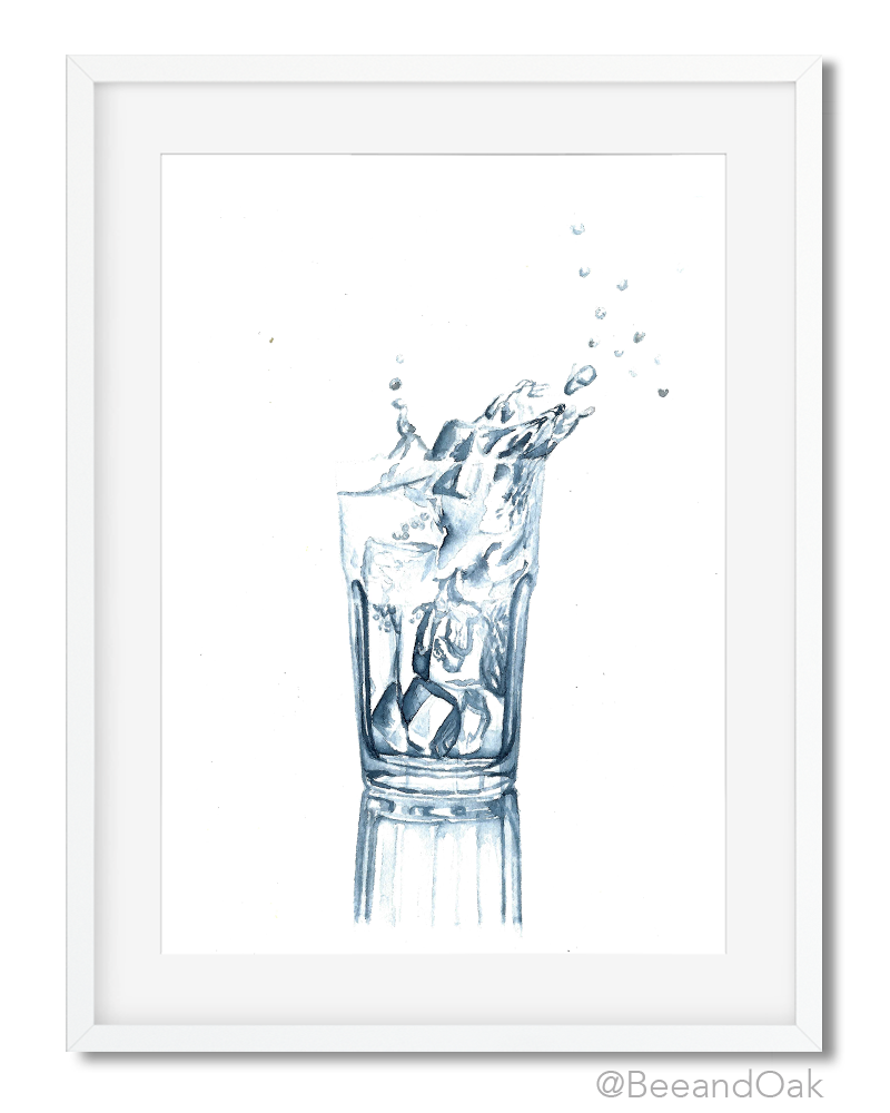 "Splash" Art Print - Bee & Oak
