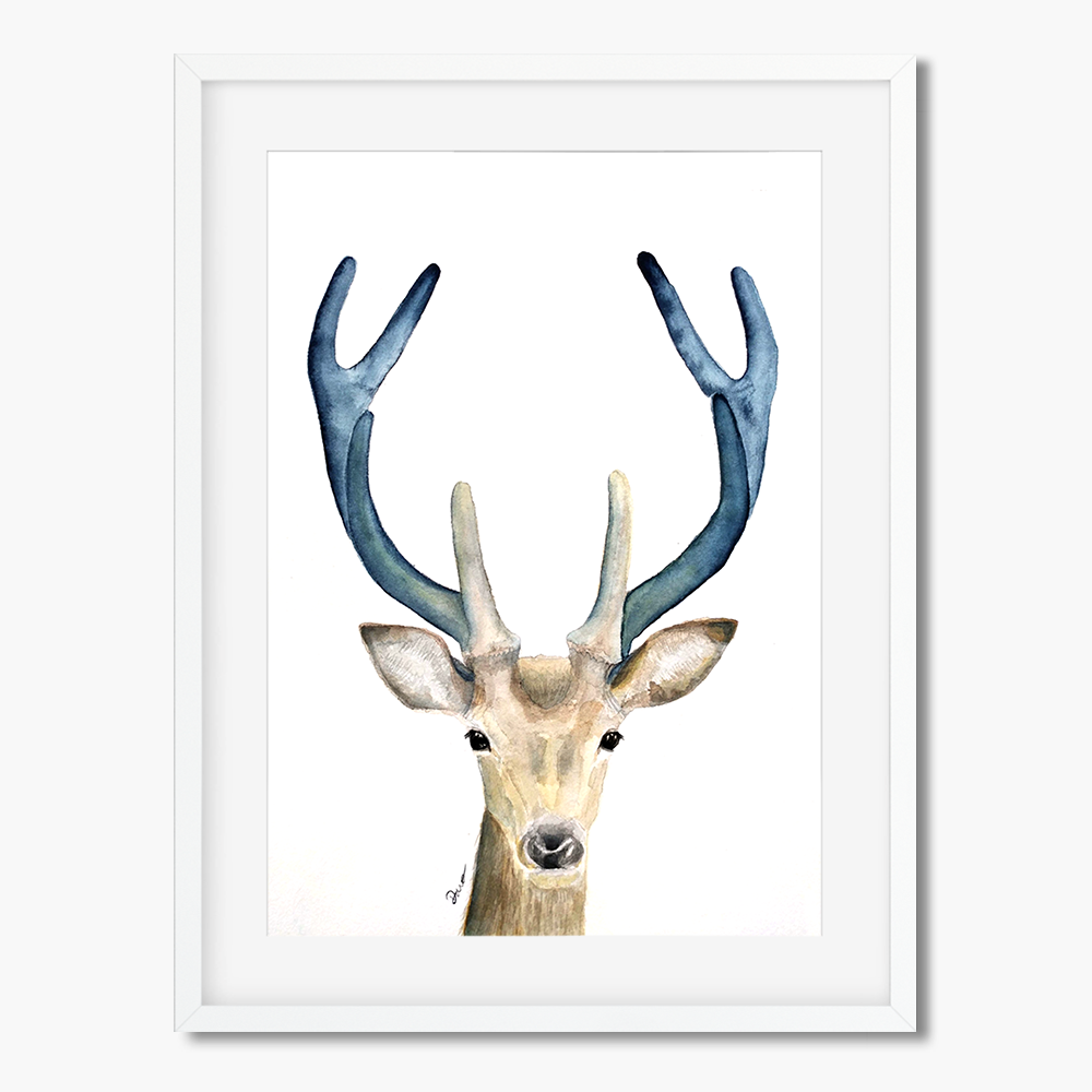 Deer Art Print - Bee & Oak