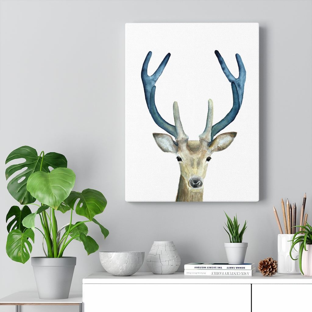 Deer Canvas Print - Bee & Oak