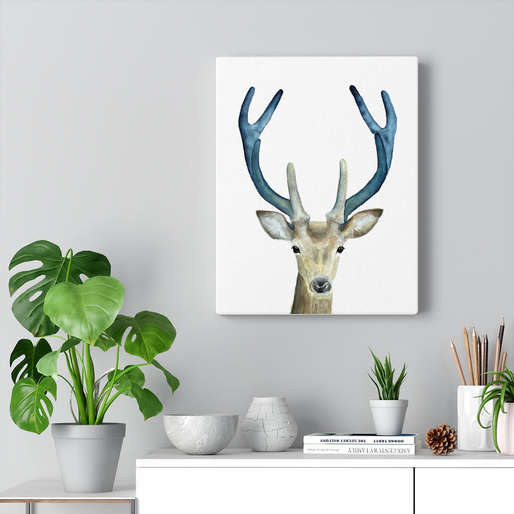 Deer Canvas Print - Bee & Oak