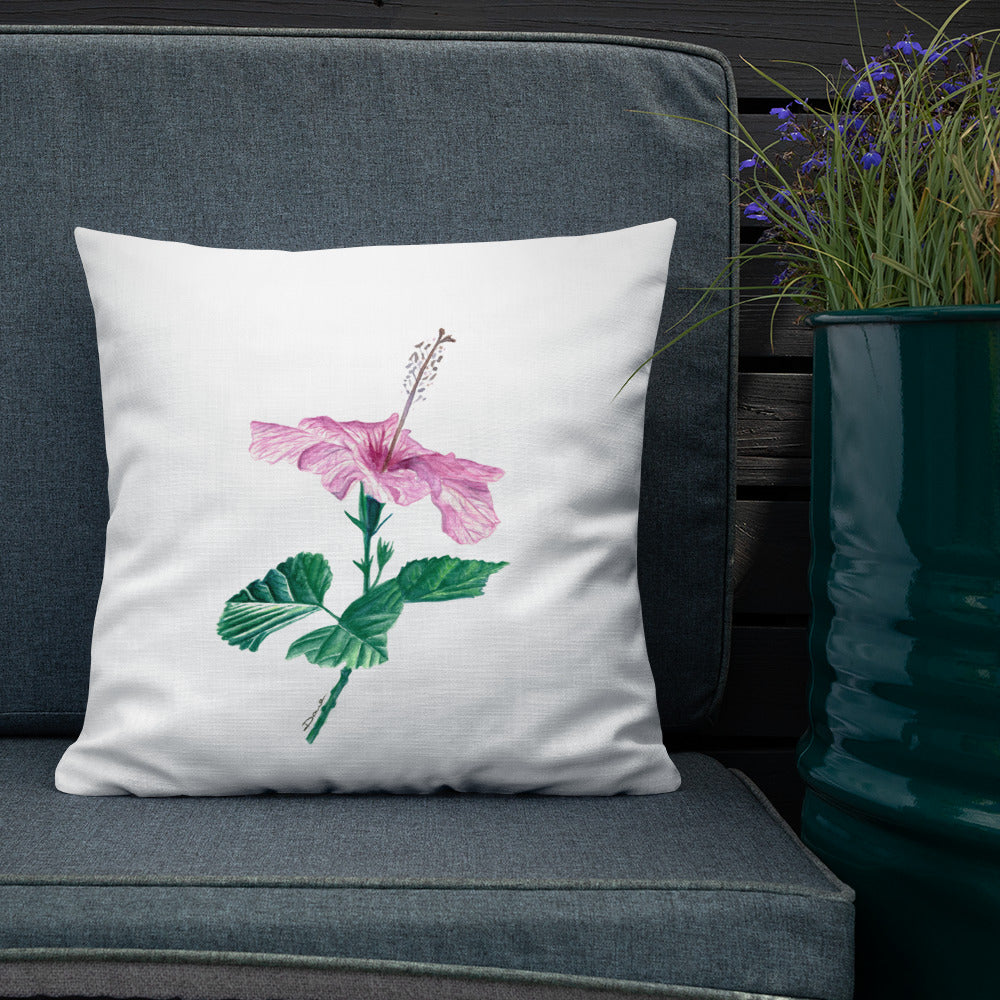Hibiscus Flower Pillow - Bee & Oak