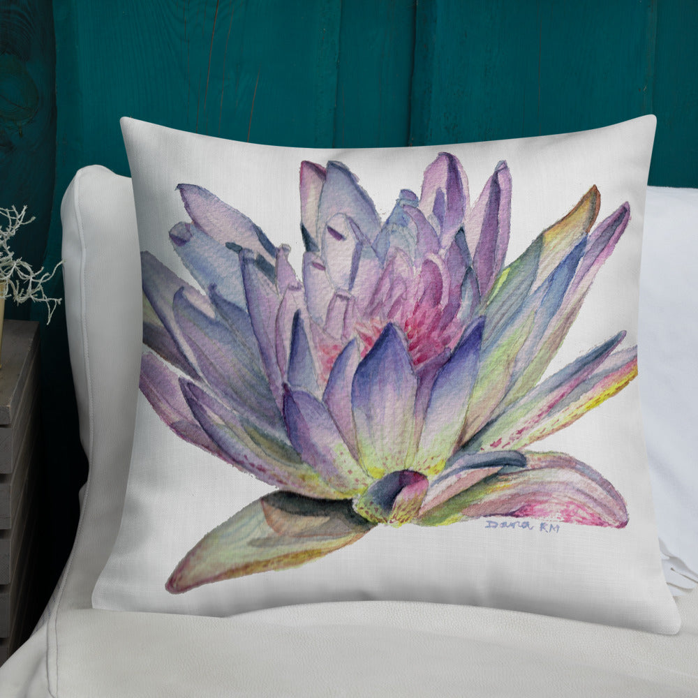 Water Lily Premium Pillow - Bee & Oak