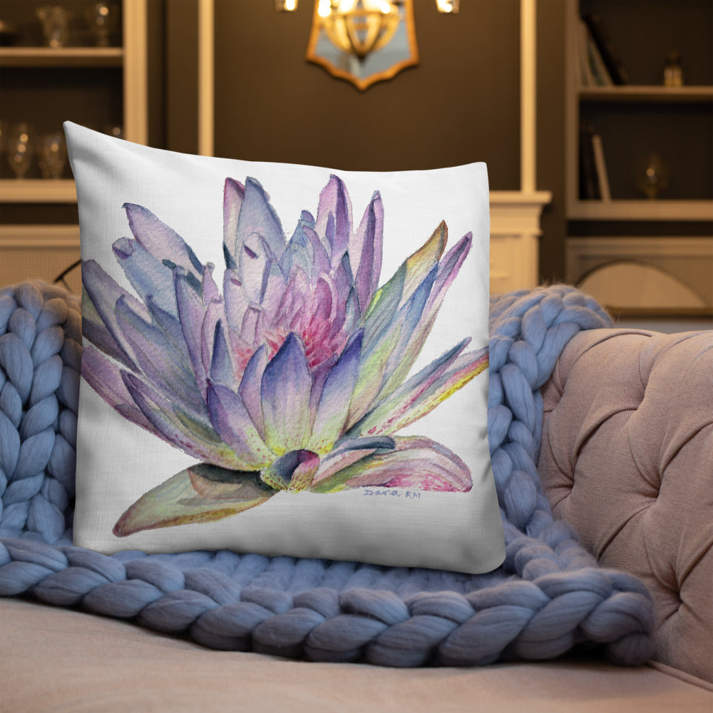 Water Lily Premium Pillow - Bee & Oak