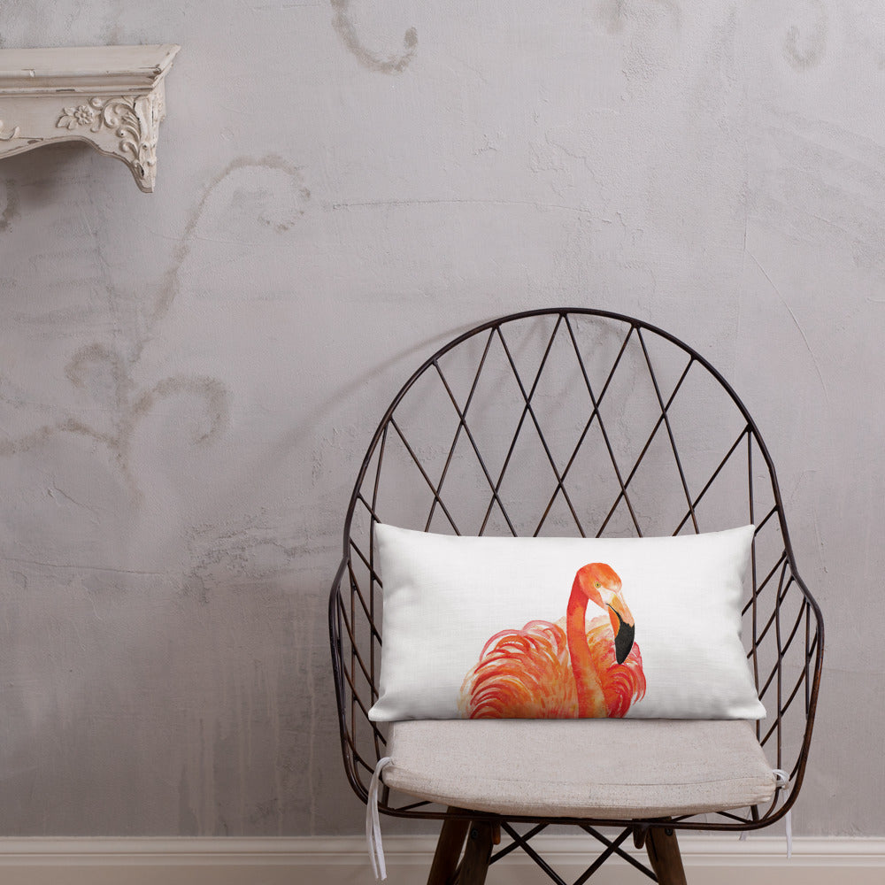 Flamingo Premium Pillow - Bee & Oak