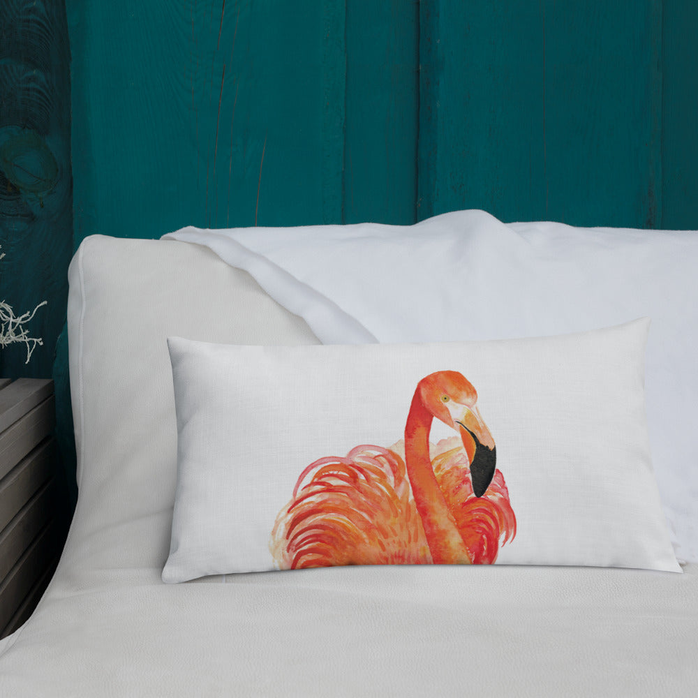 Flamingo Premium Pillow - Bee & Oak