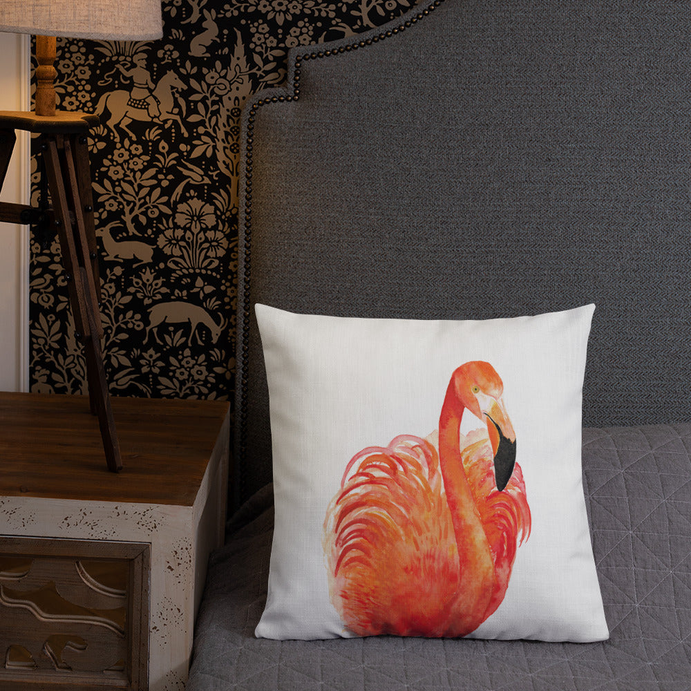 Flamingo Premium Pillow - Bee & Oak