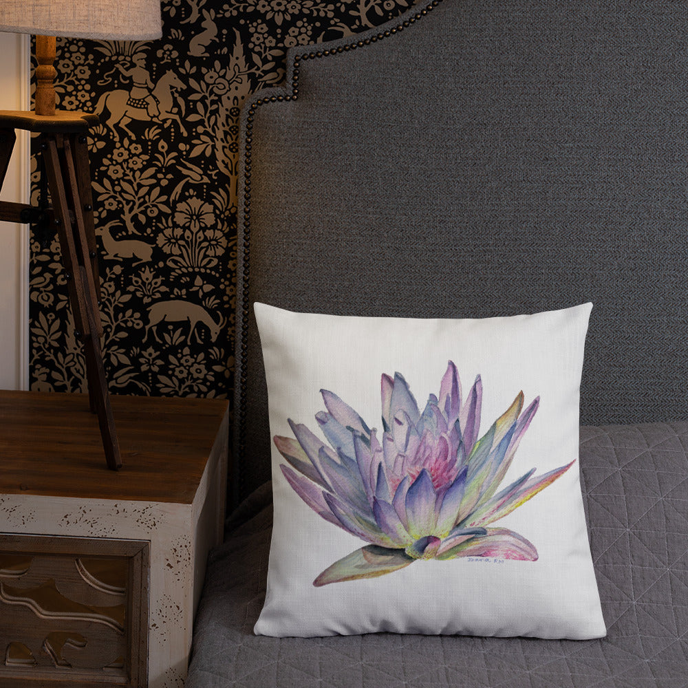 Water Lily Premium Pillow - Bee & Oak