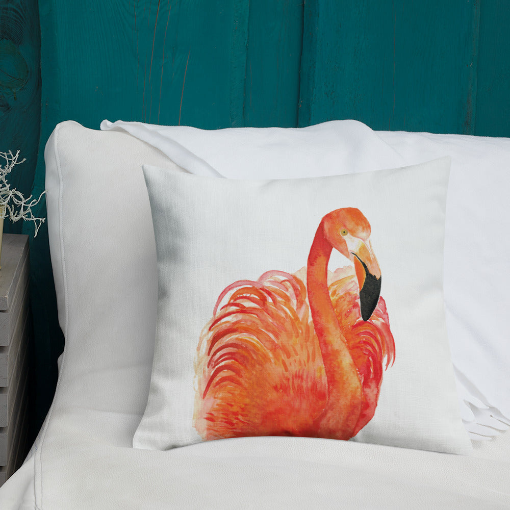 Flamingo Premium Pillow - Bee & Oak