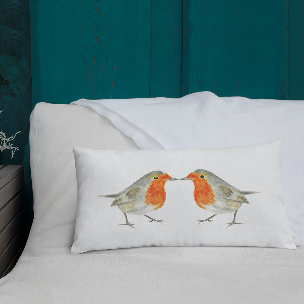 Two Robins Premium Pillow // Bee & Oak - Bee & Oak