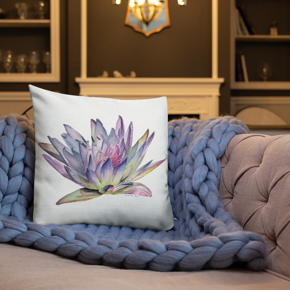 Water Lily Premium Pillow - Bee & Oak