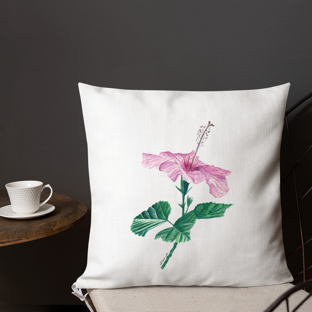 Hibiscus Flower Pillow - Bee & Oak