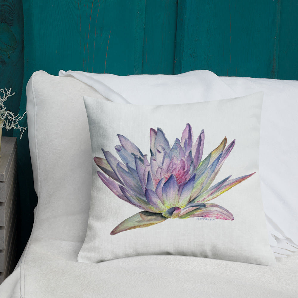 Water Lily Premium Pillow - Bee & Oak